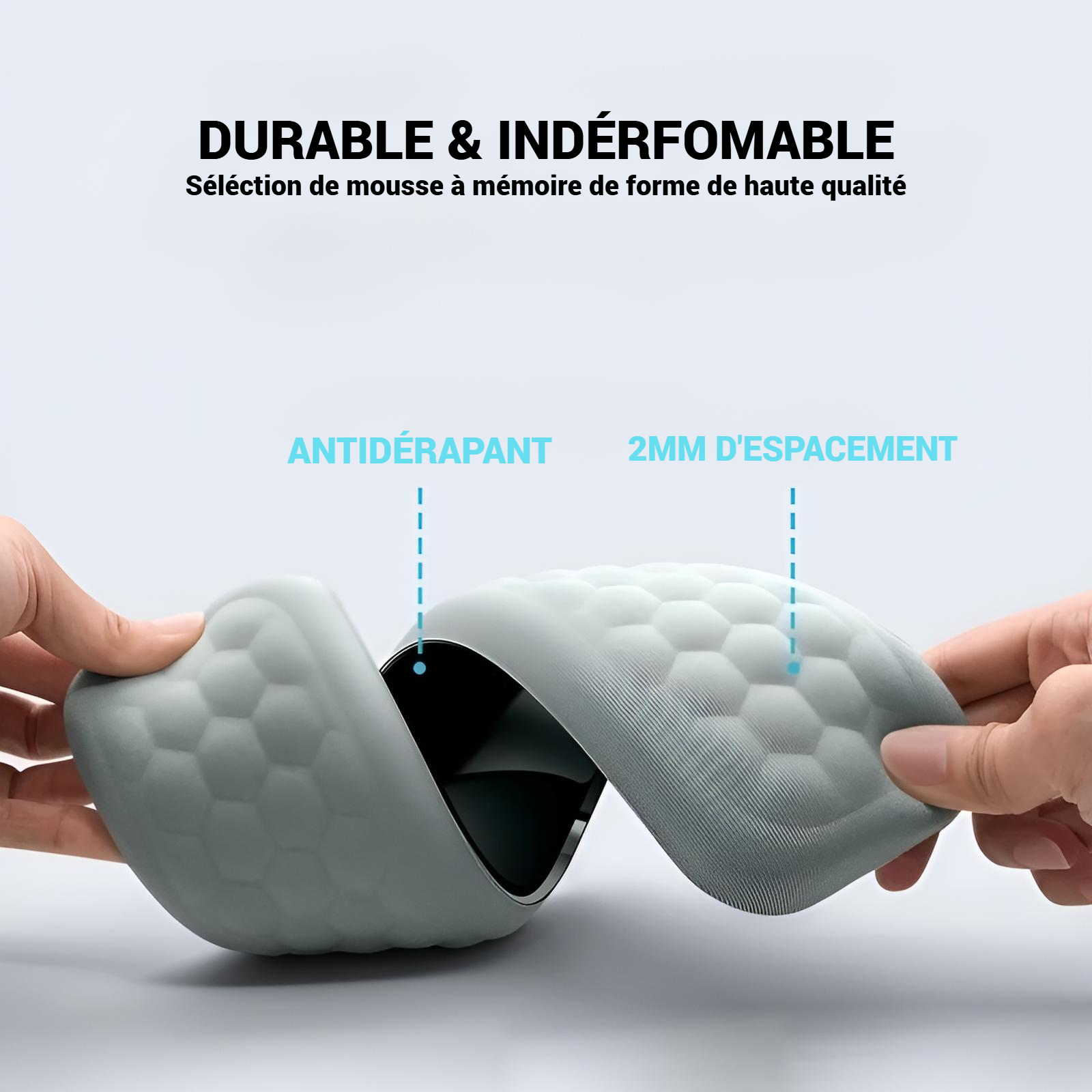 Repose-Poignet Ergonomique en Mousse à Mémoire de Forme Clavier